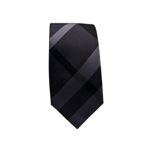 RYAN SEACREST Vintage 100% Silk Necktie Designer Purple Plaid W3 L54